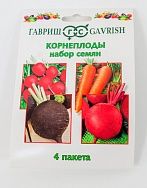 
            Набор семян КОРНЕПЛОДЫ, 4 пакета