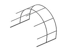 
            Вставка 2 метра в теплицу "Новатор 2"