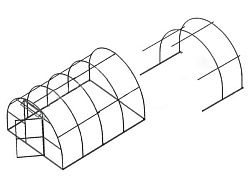 
            комплект оцинкованных дуг  2*2*1,7 м (труба 20*20 мм)